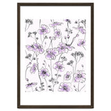 Wild Roses Floral Pattern - Purple thumbnail