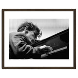 Pianist Glenn Gould with the Berlin  Philharmonic Orchestra under Herbert von Karajan. Berlin,1957. thumbnail