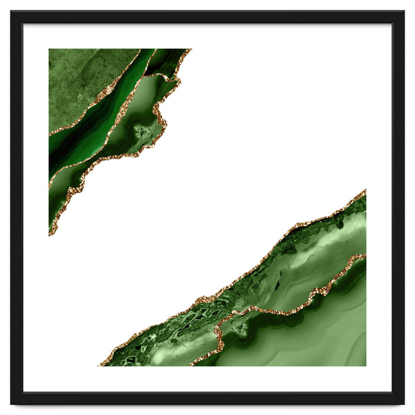 Green & Gold Agate Texture 19