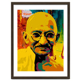 Mahatma Gandhi Colorful Abstract Art thumbnail