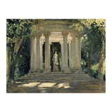 THE VILLA ADRIANA OF TIVOLI (ROME) - 1926 - OIL ON CANVAS - 0.60 X 0.70 M. (Print Only) thumbnail