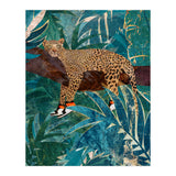 Leopard wearing shoes in the jungle (Print Only) thumbnail