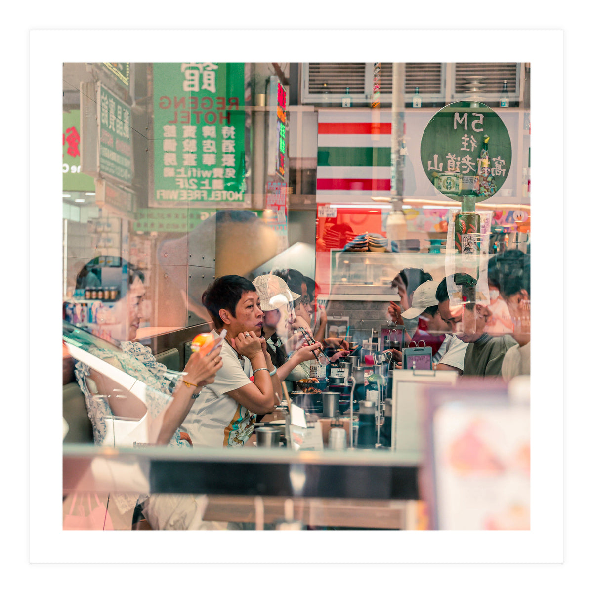 Through the Glass - Hong Kong (Print Only)