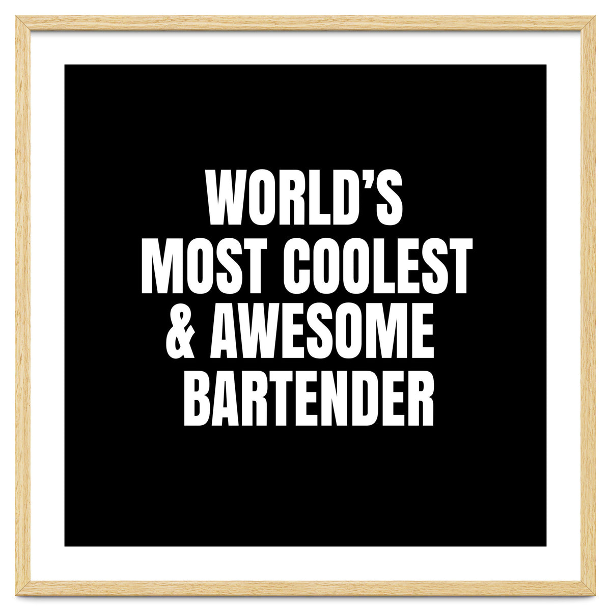 World's most coolest and awesome bartender