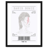 Receipt Art David Bowie