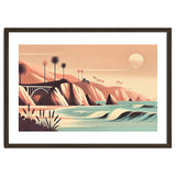Vintage California, Coastline Poster thumbnail