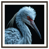 Striking Portrait Of A Blue Heron Bird thumbnail