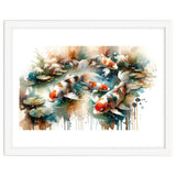 Colorful Koi Fish In Pond thumbnail