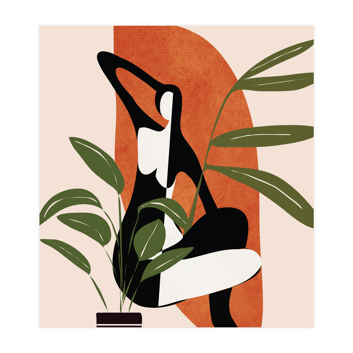 Abstract Female Figure (Print Only)
