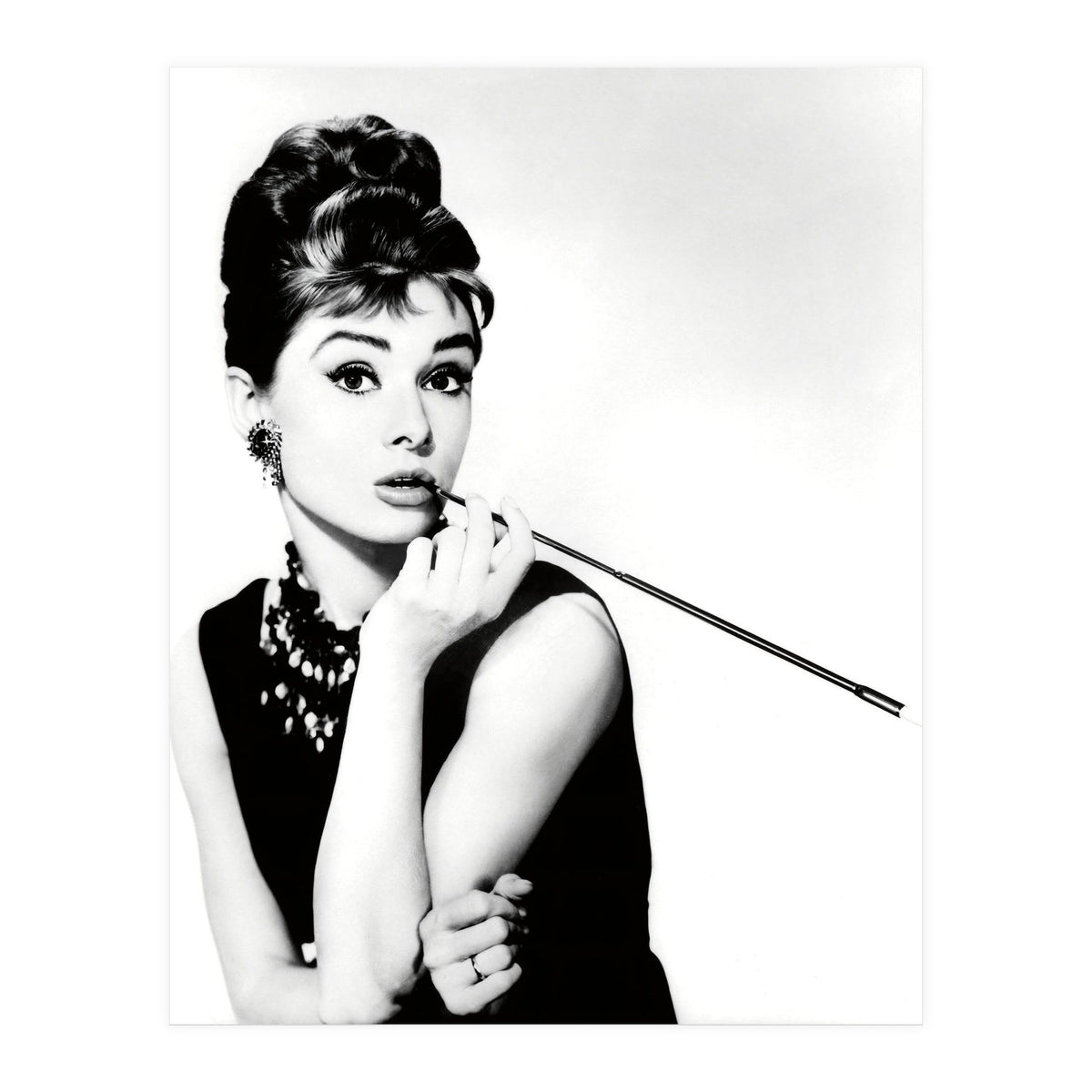 AUDREY HEPBURN in BREAKFAST AT TIFFANY'S (1961), directed by BLAKE EDWARDS. (Print Only)