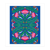 Bold Symmetrical Flowers (Print Only) thumbnail