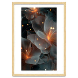 Ethereal Glowing Flora: Abstract Translucent Petals thumbnail