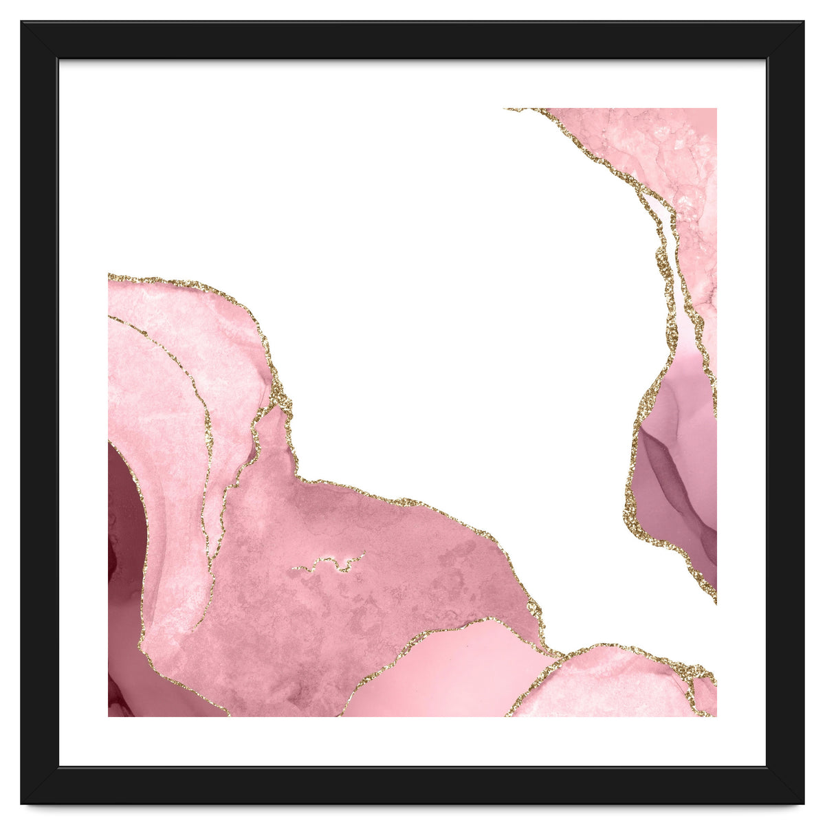 Blush & Gold Agate Texture 07