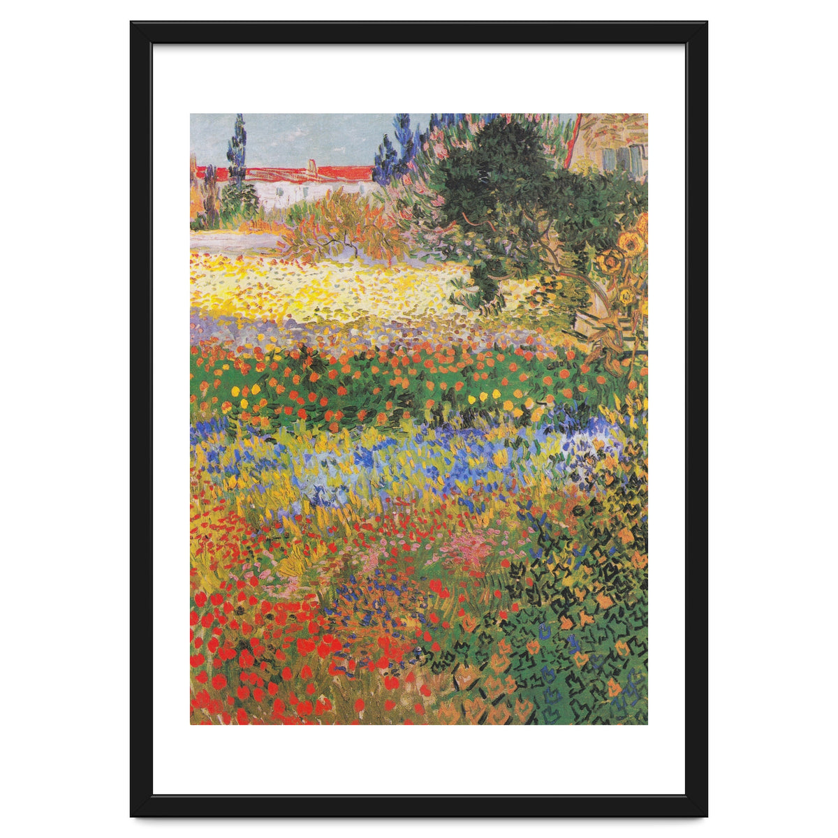 Vincent van Gogh – Flowering Garden – Classic Floral Masterpiece