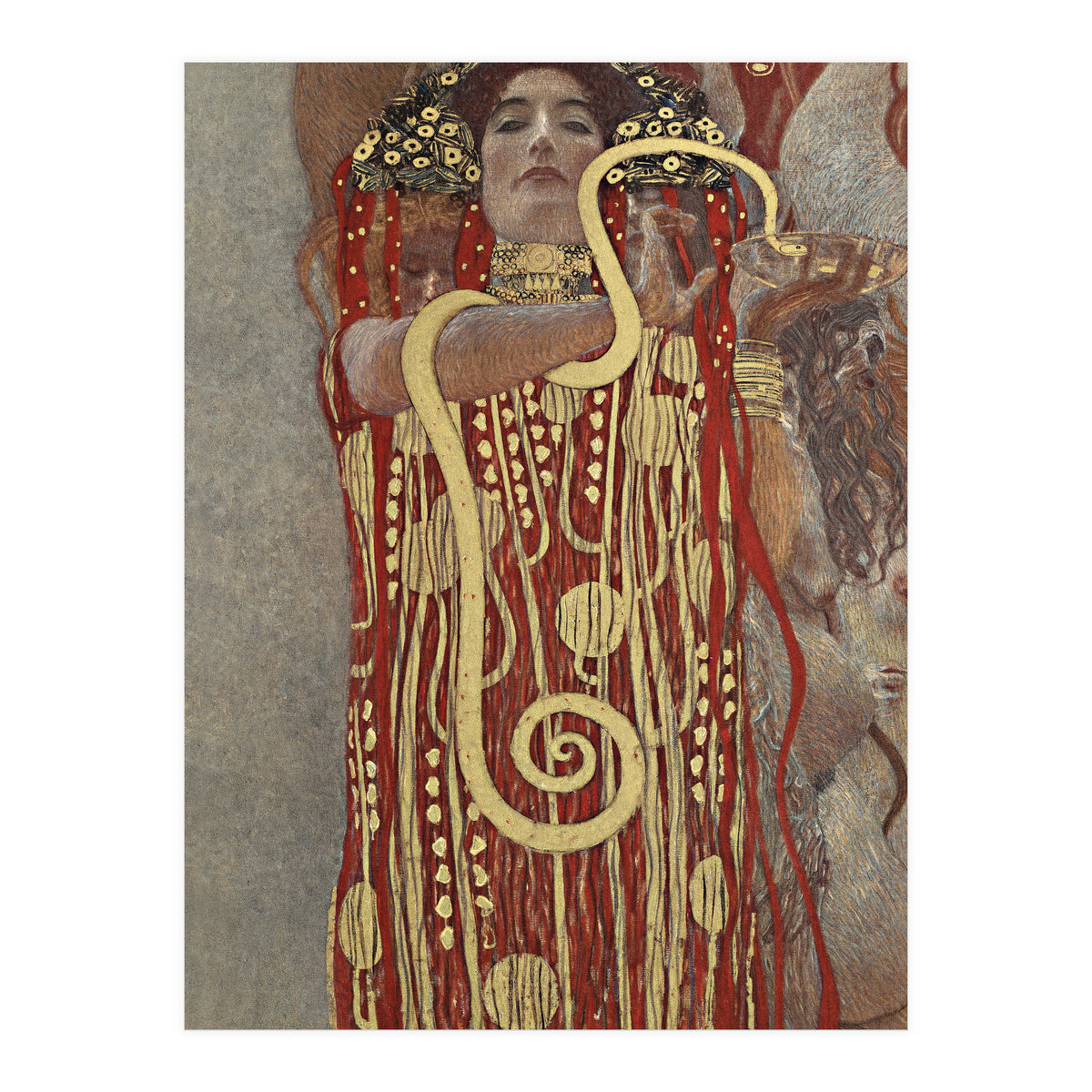 Gustav Klimt – Hygieia (1907) | Iconic Art Nouveau Masterpiece (Print Only)