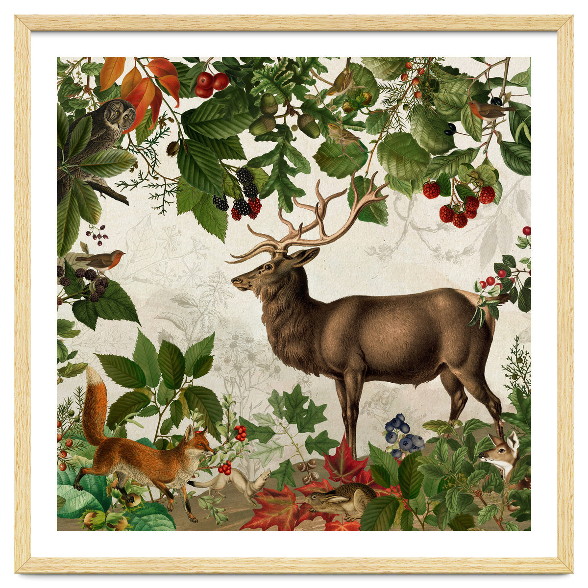 Nostalgic Autumn guardians of the forest 1