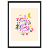 Lunar Snake  - lavander and cream thumbnail