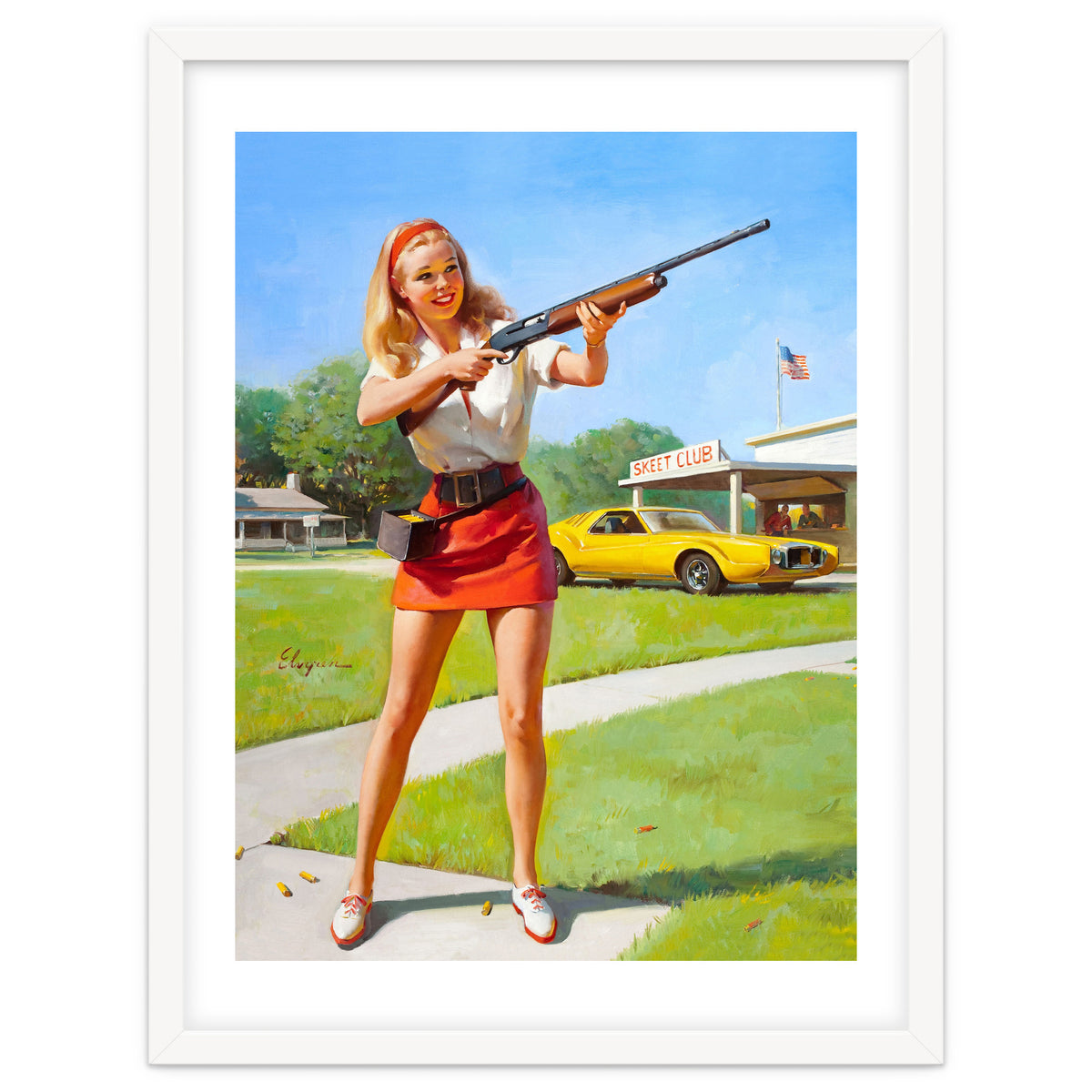 Pinup Shooting Girl