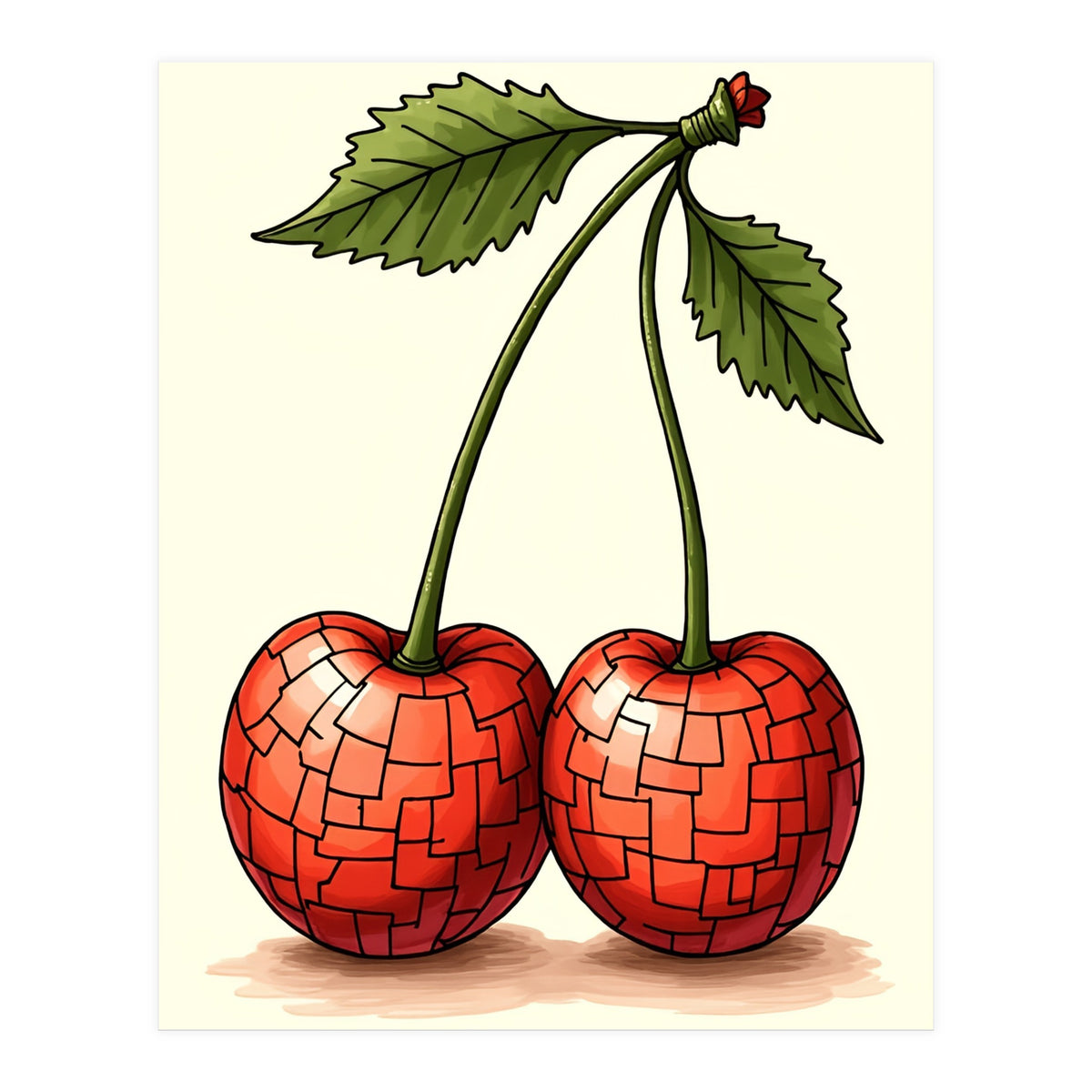 Cherry Contemporary (Print Only)