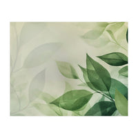 Botanical Serenity Green Leaves (Print Only)