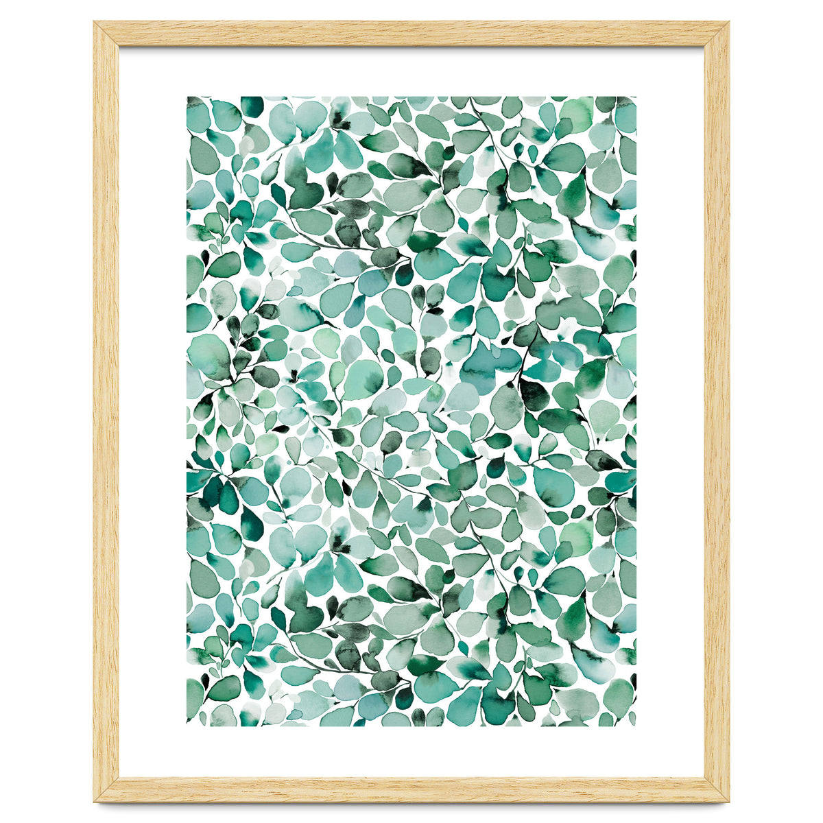 Leaffy Eucalyptus Botanical Leaves Green