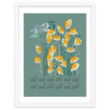 calendar 2025  linocut meadow green thumbnail