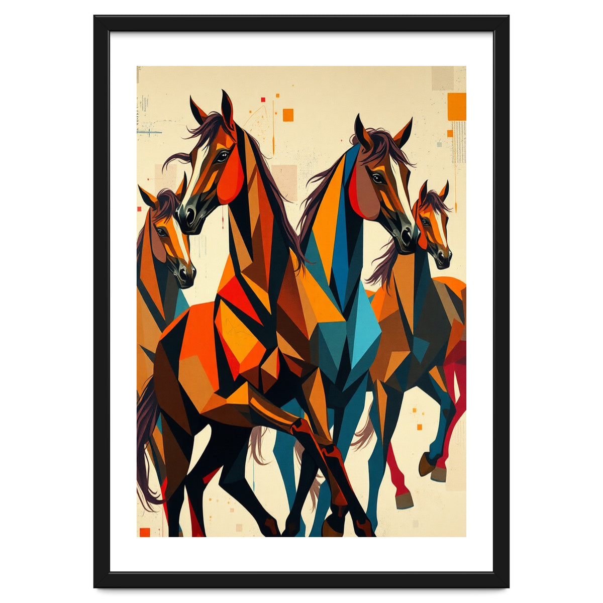 Abstract Horse Modern