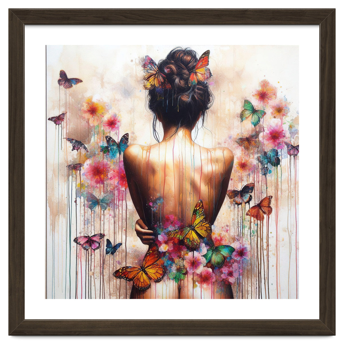 Butterfly Garden Back Portrait