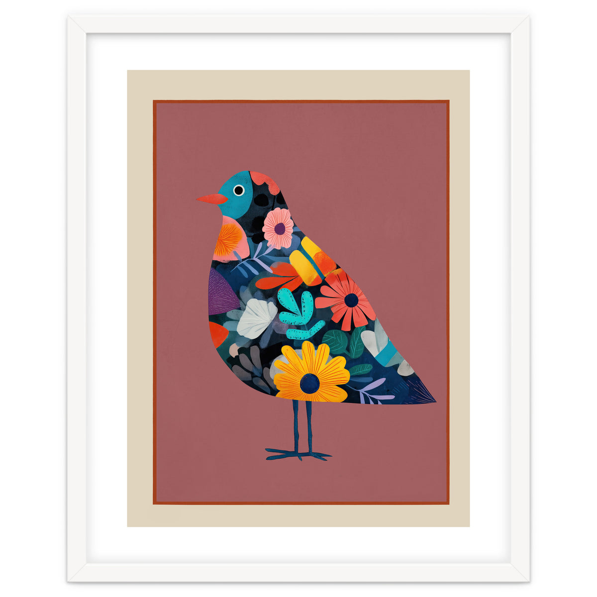 Floral Bird II