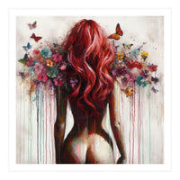 Scarlet Butterfly Back (Print Only)