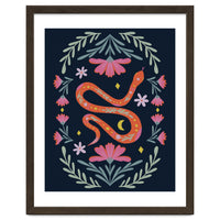 Cute Floral Snake