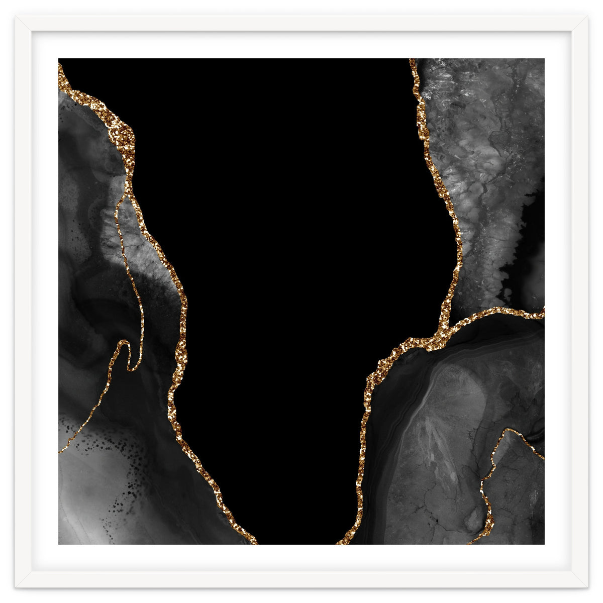 Black & Gold Agate Texture 03