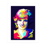 Lady Diana Princes Of Wales Pop Art WPAP (Print Only) thumbnail
