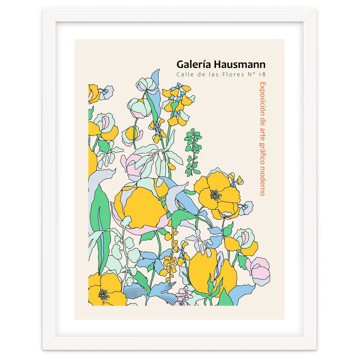 Exhibition of modern graphic art Madrid