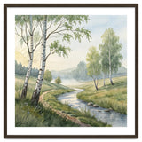 Morning Mist in the Birch Valley thumbnail