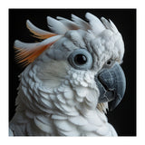White Cockatoo Parrot With Orange Crest  (Print Only) thumbnail