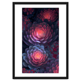 Ethereal Neon Blooms: Intricate 3D Floral Fractal Art thumbnail