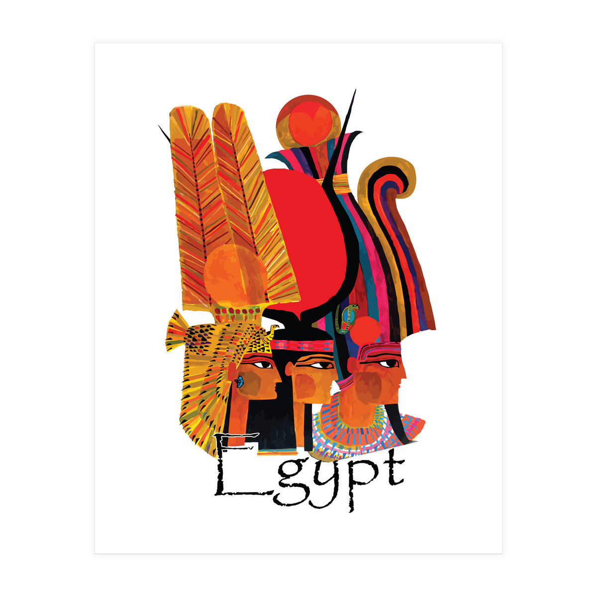 Egypt, Three Ladies (Print Only)