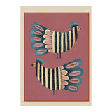 Striped Bird Pair I (Print Only) thumbnail