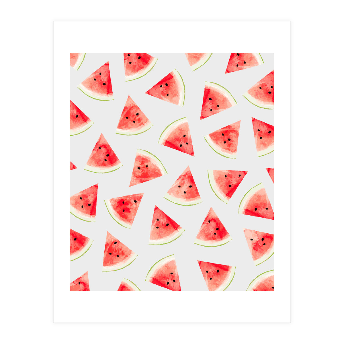 Watercolor Watermelon Pattern (Print Only)