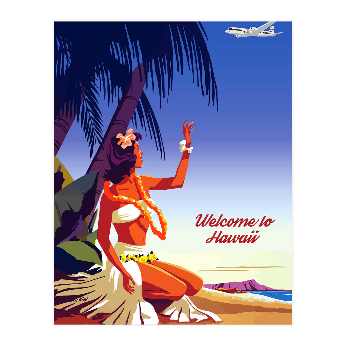 Hawaii Welcome (Print Only)