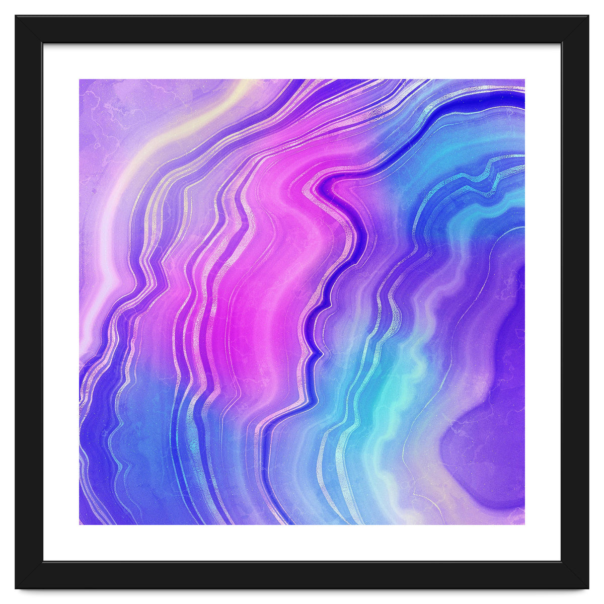Neon Agate Texture 09