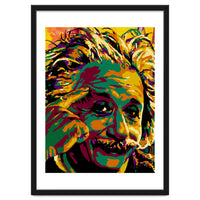 Albert Einstein Colorful Abstract 2