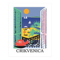 Crikvenica, View From a Window (Print Only)