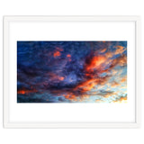 Cloudy sky at sunset thumbnail