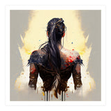 Warrior Woman From Behind (Print Only) thumbnail