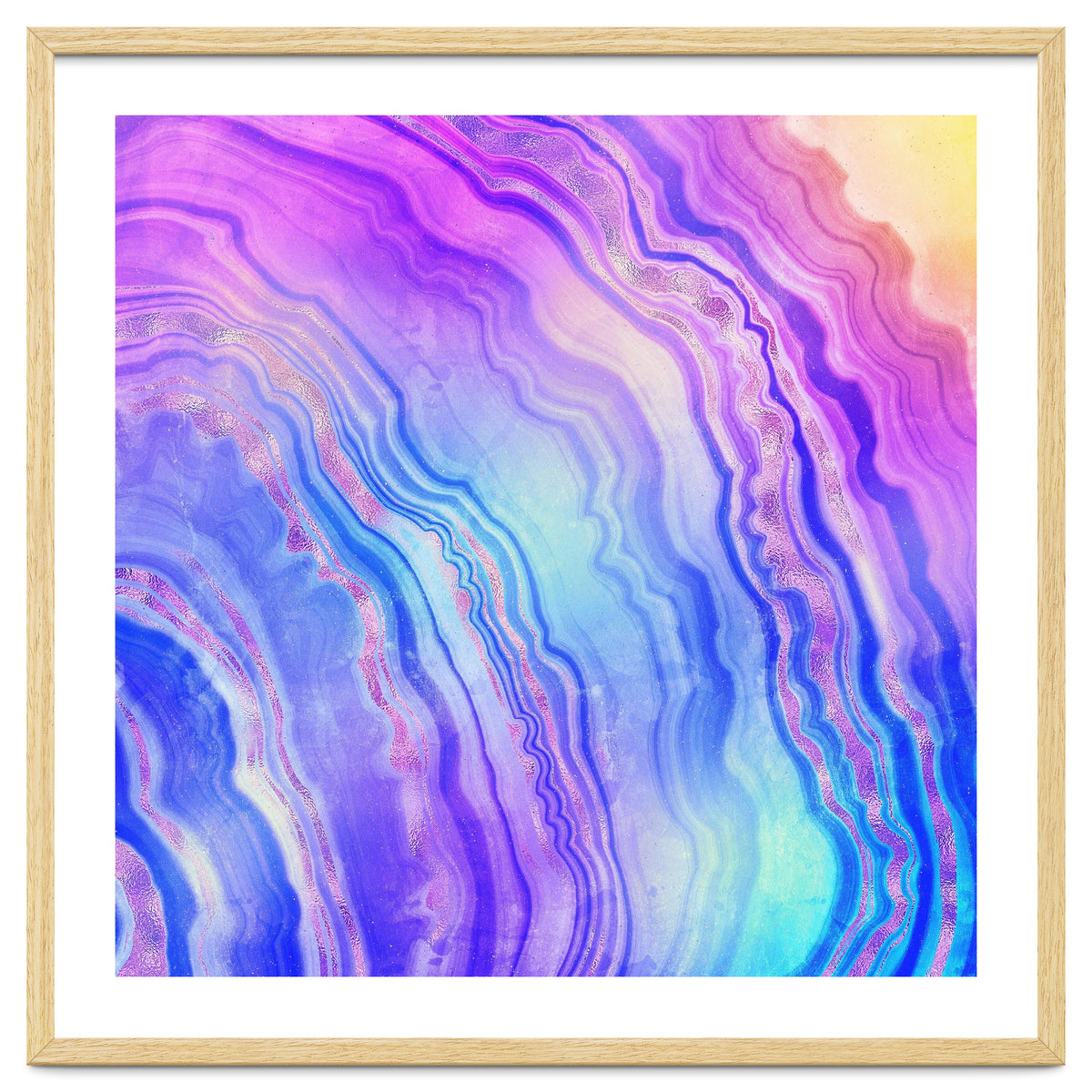 Neon Agate Texture 07