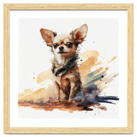 Watercolor Chihuahua Dog