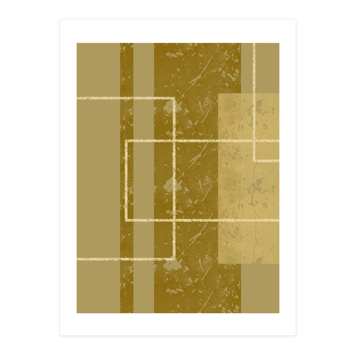 Golden Construction (Print Only)