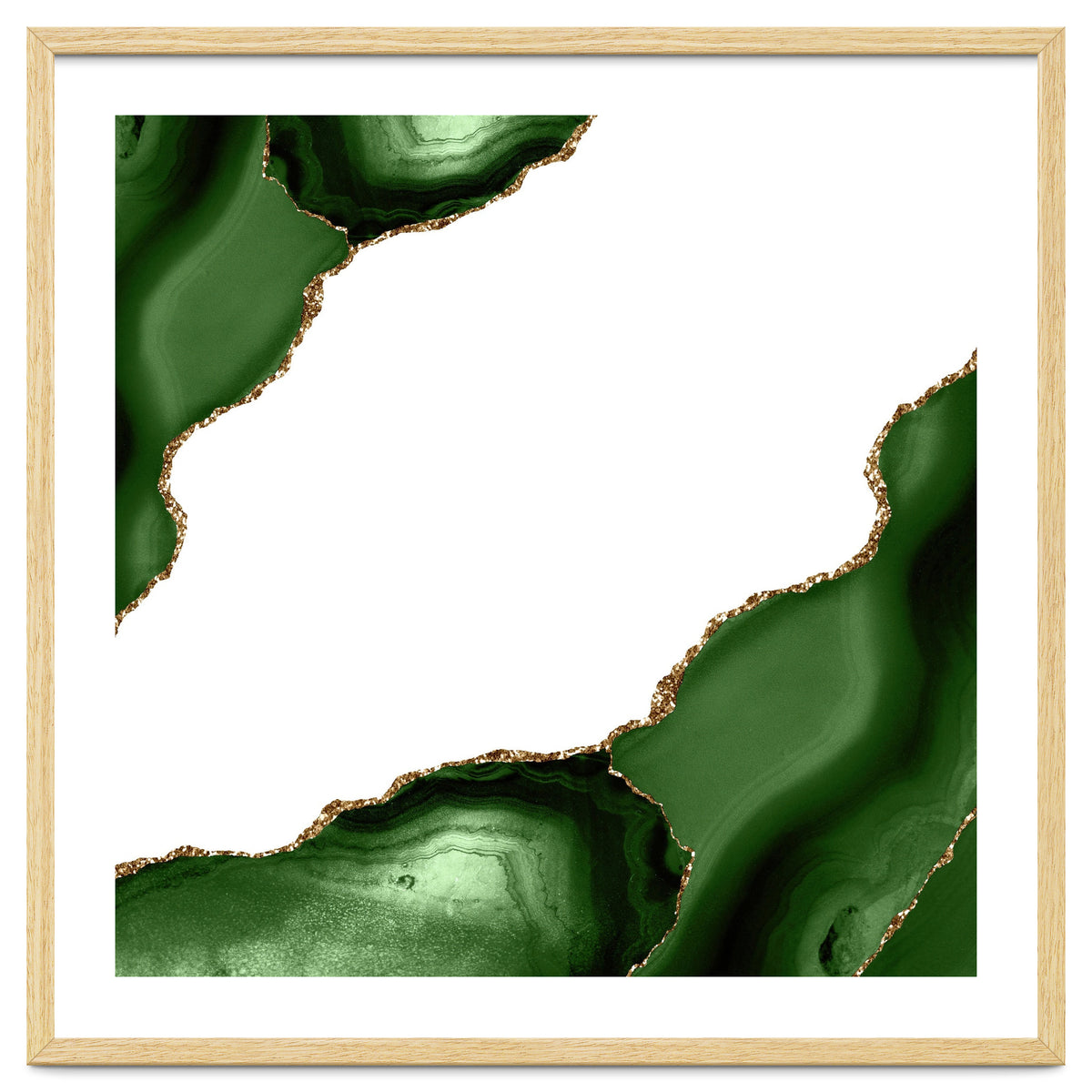 Green & Gold Agate Texture 22